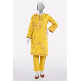 Mustard Embroidered 2PC