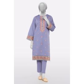 Purple Embroidered 2PC
