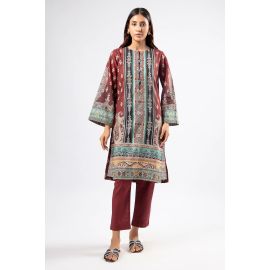 Maroon Printed 2PC