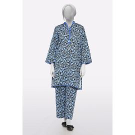 Light Blue Printed 2PC