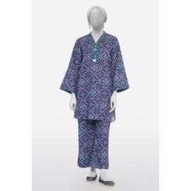 Purple Printed 2PC