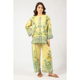 Yellow Fusion Printed 2PC