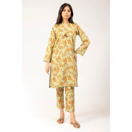 Parrot Green Printed 2PC