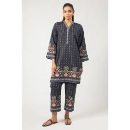 Black Printed 2PC