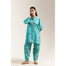 Multicolor Printed 2PC