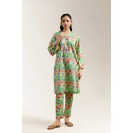 Multicolor Printed 2PC