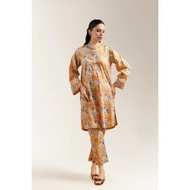 Multicolor Printed 2PC