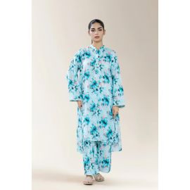 Printed Lawn Blue 2PC