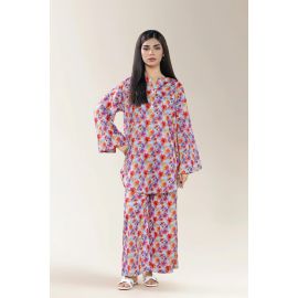 Printed Lawn Grey 2PC