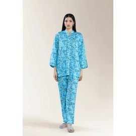 Printed Lawn Blue 2Pc