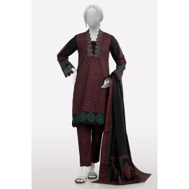 Black Block Printed 3PC