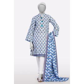 Blue Printed 3PC