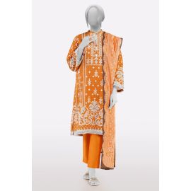 Orange Printed 3PC