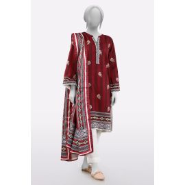Red Printed 3PC
