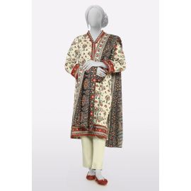 Beige Printed 3PC