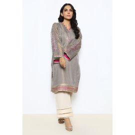 Mesuri Net Grey Kurti