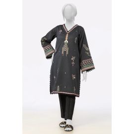 Black Embroidered Kurti