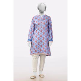 Purple Printed Kurti