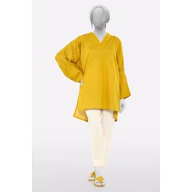Mustard Fusion Kurti