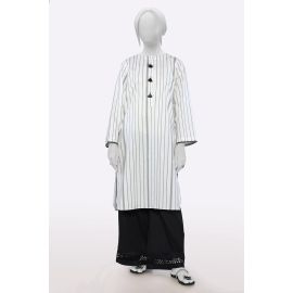 White Printed Kurti