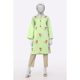 Green Embroidered Kurti