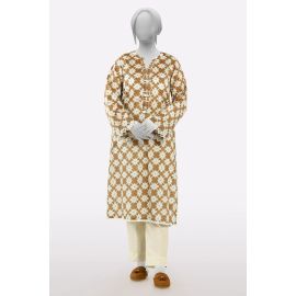 White Printed Kurti