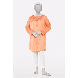Peach Fusion Kurti