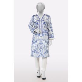 White Printed Kurti