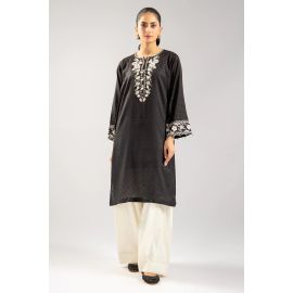 Black Embroidered Kurti