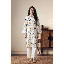 Printed White Shirt