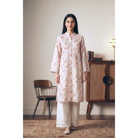 Embroidered Tea Pink Shirt