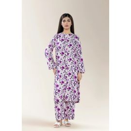Printed Viscose Linen Pink 2PC