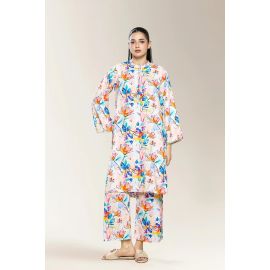Printed Ivory 2PC
