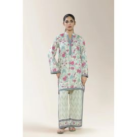 Printed Cambric Beige 2PC