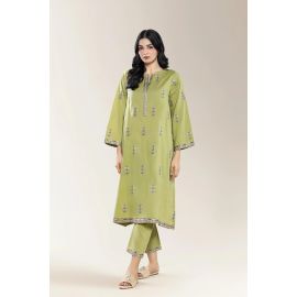 Embroidered Olive 2PC