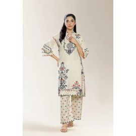 Printed Cotton Beige 2PC