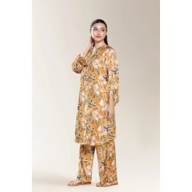 Printed Mustard 2PC