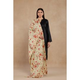 Cream Embroidered Shawl