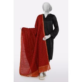 Maroon Embroidered Ladies Shawl