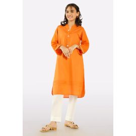 Orange Stylised Teens Kurti