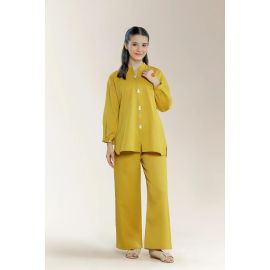 Polyester Dobby Mustard Teens 2PC