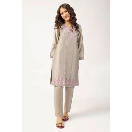 Grey Embroidered Teens 2PC