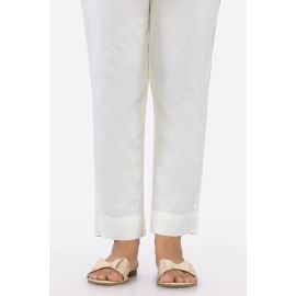 Cream Plain Trouser
