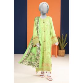 Light Green Embroidered 3PC Unstitched