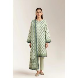 Printed Unstitched 3PC