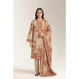 Printed Unstitched 3PC