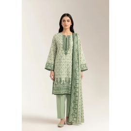 Printed Unstitched 3PC