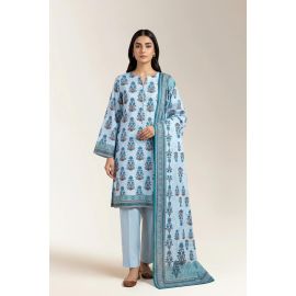 Printed Unstitched 3PC