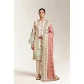 Printed Unstitched 3PC