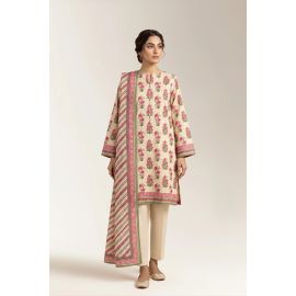Printed Unstitched 3PC